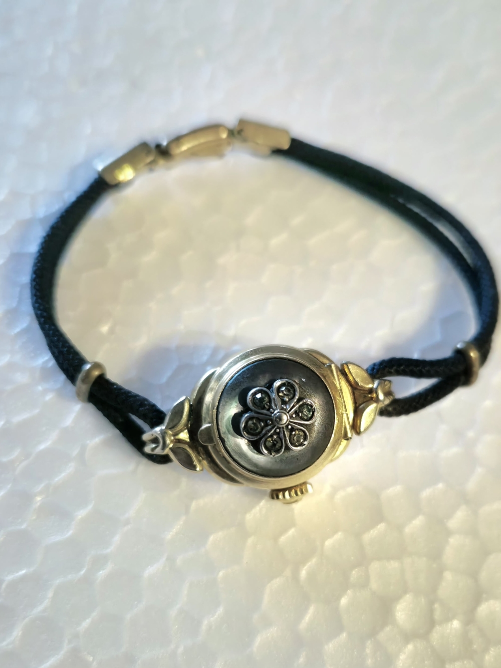 VTG 1950'S Bucherer Swiss Cocktail Watch / Peek a Boo Lid- Hidden Face Diamonds - Picture 10 of 10